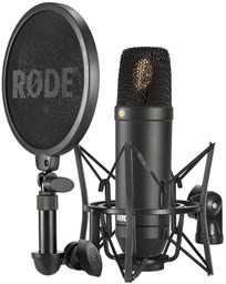 Mostrar informações para Kit Microfone Condensador RØDE NT1 Imagem de Kit Microfone Condensador RØDE NT1