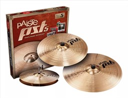 Mostrar informações para Conjunto Pratos Paiste PST5 Universal Set (Hi-Hat 14" Crash 16" Ride 20") Imagem de Conjunto Pratos Paiste PST5 Universal Set (Hi-Hat 14" Crash 16" Ride 20")