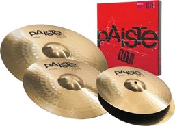 Mostrar informações para Conjunto Pratos Paiste 101 BRASS Universal Set (Hi-Hat 14" Crash 16" Ride 20") Imagem de Conjunto Pratos Paiste 101 BRASS Universal Set (Hi-Hat 14" Crash 16" Ride 20")