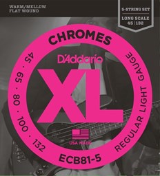 Mostrar informações para Jogo Cordas para Baixo Elétrico D'Addario ECB81-5 Imagem de Jogo Cordas para Baixo Elétrico D'Addario ECB81-5