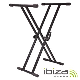 Mostrar informações para Suporte Teclado Duplo Ibiza SK002 Imagem de Suporte Teclado Duplo Ibiza SK002