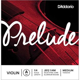Mostrar informações para Corda para Violino D'addario Lá J812 1/4M Imagem de Corda para Violino D'addario Lá J812 1/4M