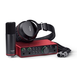 Mostrar informações para Focusrite Scarlett 2i2 Studio 4th Gen Imagem de Focusrite Scarlett 2i2 Studio 4th Gen