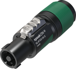 Mostrar informações para Ficha SpeakOn Neutrik 4-Polos NL4FXX-W-S Estreita (para cabos de 6mm a 12mm) Imagem de Ficha SpeakOn Neutrik 4-Polos NL4FXX-W-S Estreita (para cabos de 6mm a 12mm)