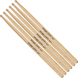 Mostrar informações para Conjunto de Baquetas Meinl 5B Barrel Tip HS107-3 Imagem de Conjunto de Baquetas Meinl 5B Barrel Tip HS107-3