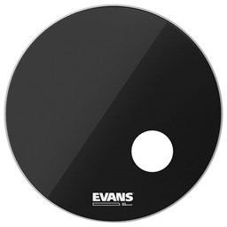 Mostrar informações para Pele Evans 20" EQ3 Reso Black Bass Drum BD20RB Imagem de Pele Evans 20" EQ3 Reso Black Bass Drum BD20RB