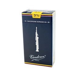 Mostrar informações para Palheta Individual para Saxofone Soprano Vandoren Classic Nº3,5 SR2035 Imagem de Palheta Individual para Saxofone Soprano Vandoren Classic Nº3,5 SR2035