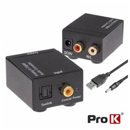 Mostrar informações para Conversor Áudio Digital para Analógico PK-OPCOAX01 Imagem de Conversor Áudio Digital para Analógico PK-OPCOAX01
