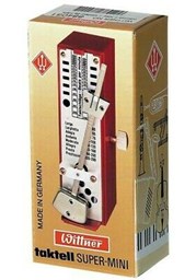 Mostrar informações para Metrónomo Wittner Taktell Super-Mini 903014 Imagem de Metrónomo Wittner Taktell Super-Mini 903014