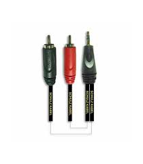 Mostrar informações para Cabo Jack 3,5mm Stereo Macho/2x RCA Schulz Kabel RCA30 1mt. Imagem de Cabo Jack 3,5mm Stereo Macho/2x RCA Schulz Kabel RCA30 1mt.