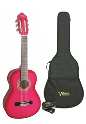 Mostrar informações para Conjunto Guitarra Clássica Valencia VC104 Pink Sunburst Imagem de Conjunto Guitarra Clássica Valencia VC104 Pink Sunburst