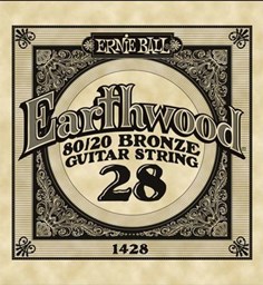Mostrar informações para Corda para Guitarra Acústica Ernie Ball Earthwood 80/20 Bronze Alloy .028 1428 Imagem de Corda para Guitarra Acústica Ernie Ball Earthwood 80/20 Bronze Alloy .028 1428