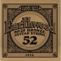 Mostrar informações para Corda para Guitarra Acústica Ernie Ball Earthwood 80/20 Bronze Alloy .052 1452 Imagem de Corda para Guitarra Acústica Ernie Ball Earthwood 80/20 Bronze Alloy .052 1452