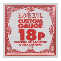 Mostrar informações para Corda para Guitarra Acústica/Elétrica Ernie Ball .018P 1018 Imagem de Corda para Guitarra Acústica/Elétrica Ernie Ball .018P 1018