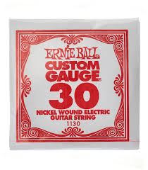 Mostrar informações para Corda para Guitarra Elétrica Ernie Ball  .030 1130 Imagem de Corda para Guitarra Elétrica Ernie Ball  .030 1130