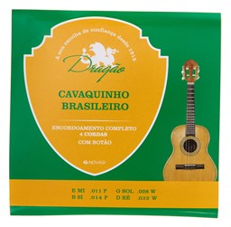 Mostrar informações para Jogo Cordas para Cavaquinho Brazileiro Dragão 058 Imagem de Jogo Cordas para Cavaquinho Brazileiro Dragão 058