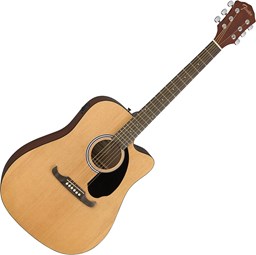 Mostrar informações para Guitarra Acústica Dreadnought Fender FA-125CE Natural Imagem de Guitarra Acústica Dreadnought Fender FA-125CE Natural