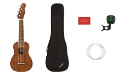 Mostrar informações para Pack Ukulele Soprano Fender Seaside-Nat Imagem de Pack Ukulele Soprano Fender Seaside-Nat