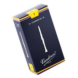Mostrar informações para Palheta Individual para Clarinete Si Bemol (Bb) Vandoren Nº1 CR101 Imagem de Palheta Individual para Clarinete Si Bemol (Bb) Vandoren Nº1 CR101