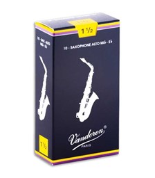 Mostrar informações para Palheta Individual para Saxofone Alto Vandoren Classic Nº1,5 SR2115 Imagem de Palheta Individual para Saxofone Alto Vandoren Classic Nº1,5 SR2115