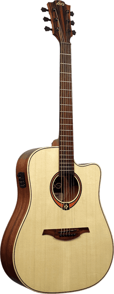 Imagem de Guitarra Acústica Amplificada LAG T88DCE