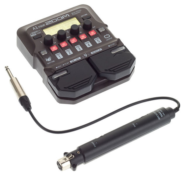 Imagem de Pedaleira para Guitarra Acústica Zoom A1 Four