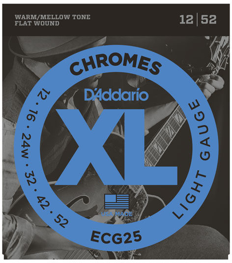 Imagem de Jogo Cordas para Guitarra Elétrica D'Addario .012 ECG25