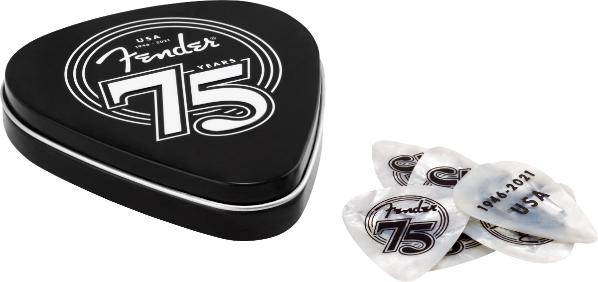 Imagem de Caixa de Palhetas Fender 75th Anniversary 198-0351-075