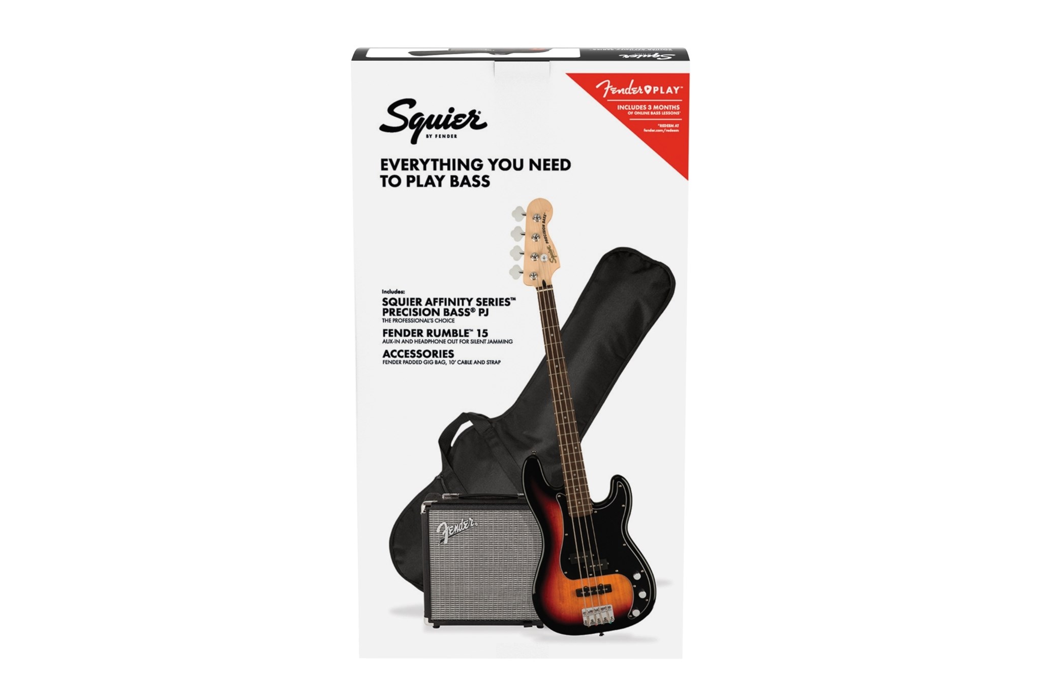 Imagem de Conjunto de Baixo Elétrico Fender PJ LRL 3TS 037-2980-600