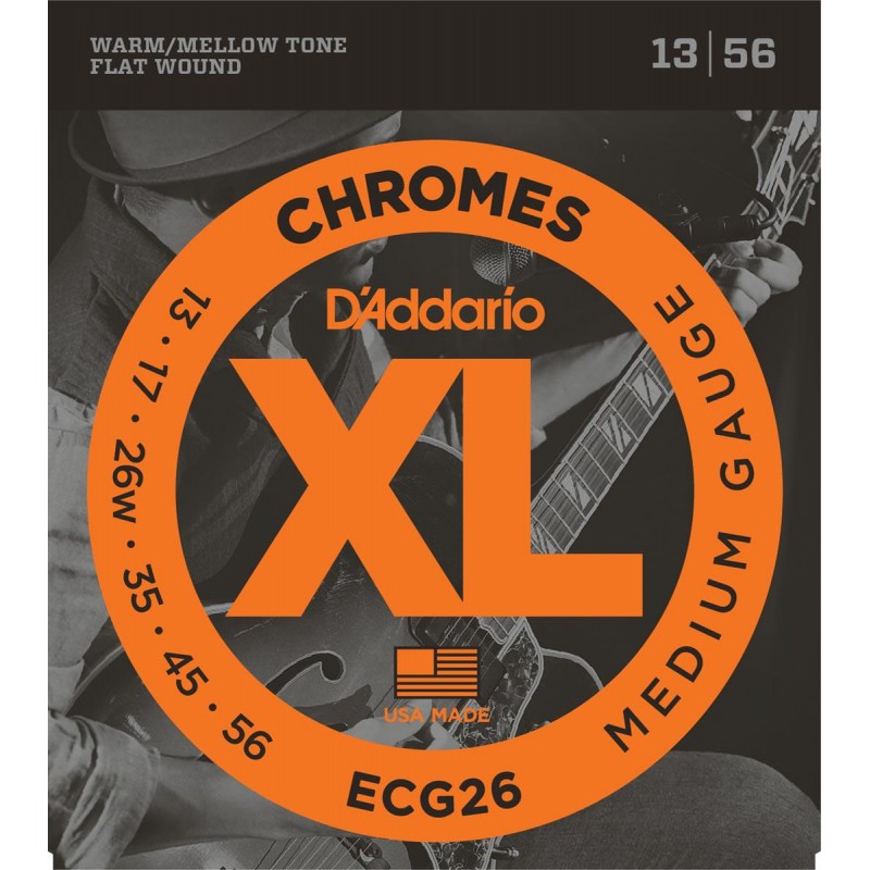 Imagem de Jogo Cordas para Guitarra Elétrica D'Addario .013 ECG26