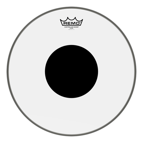 Imagem de Pele Remo Controlled Sound Clear Black Dot 16" CS-0316-10