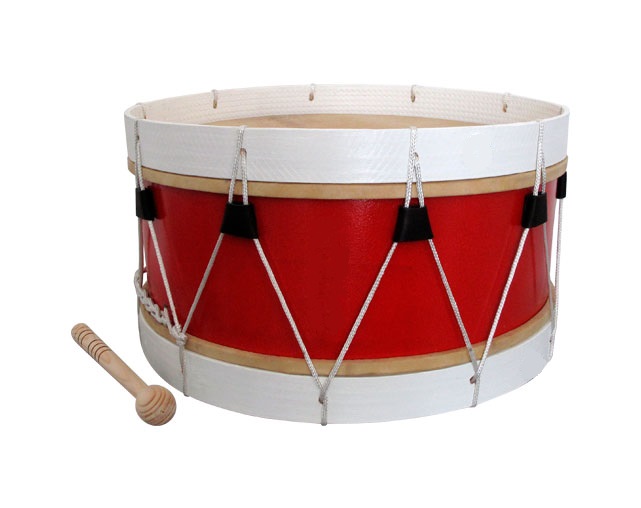 Imagem de Bombo Tradicional 25cm ZP-1 Vermelho