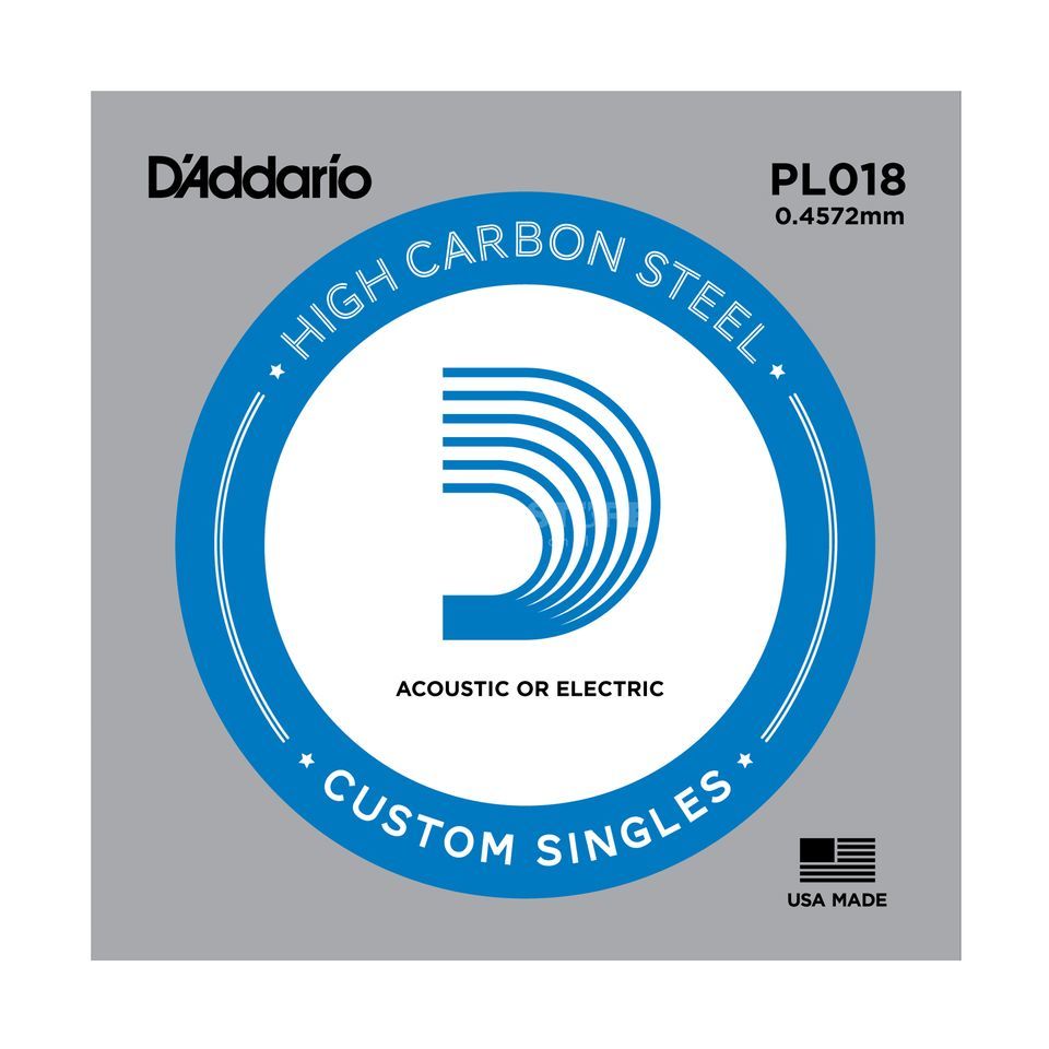 Imagem de Corda para Guitarra Acústica/Electrica D'addario .018 PL018