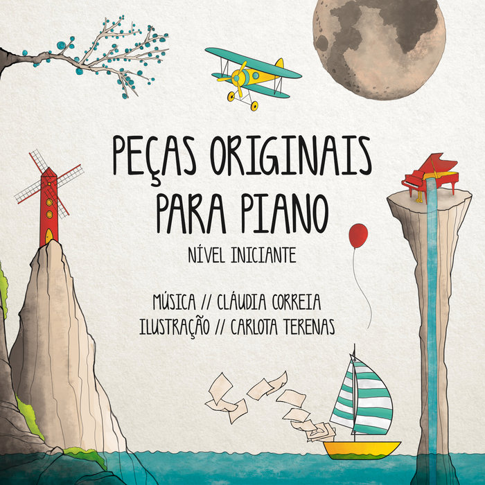 Imagem de Livro Peças Originais para Piano Nível Iniciante Cláudia Correia