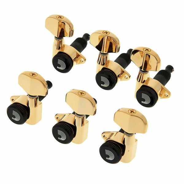 Imagem de Carrilhões D'Addario Auto-Trim 3+3 Dourados PWAT-333L