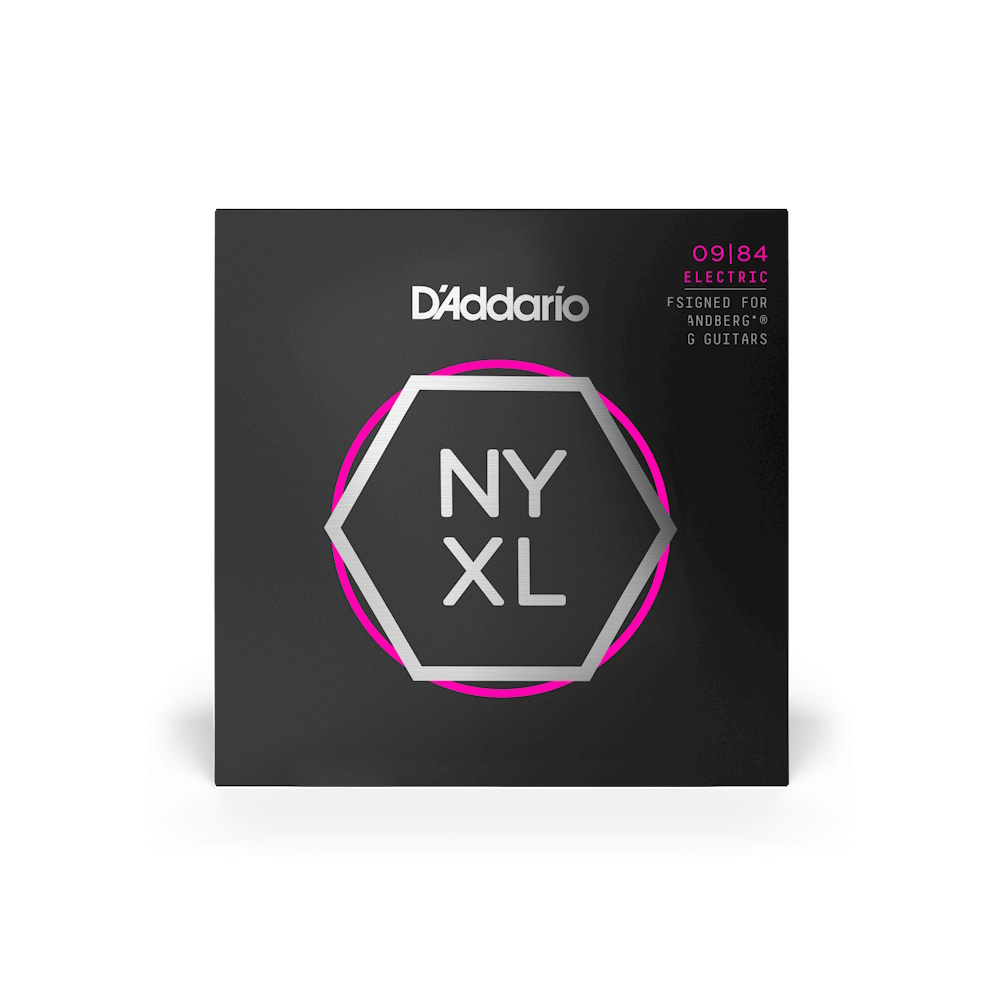 Imagem de Jogo Cordas p/ Guitarra Elétrica 8-String Strandberg D'Addario NYXL .009-.084 NYXL0984SB