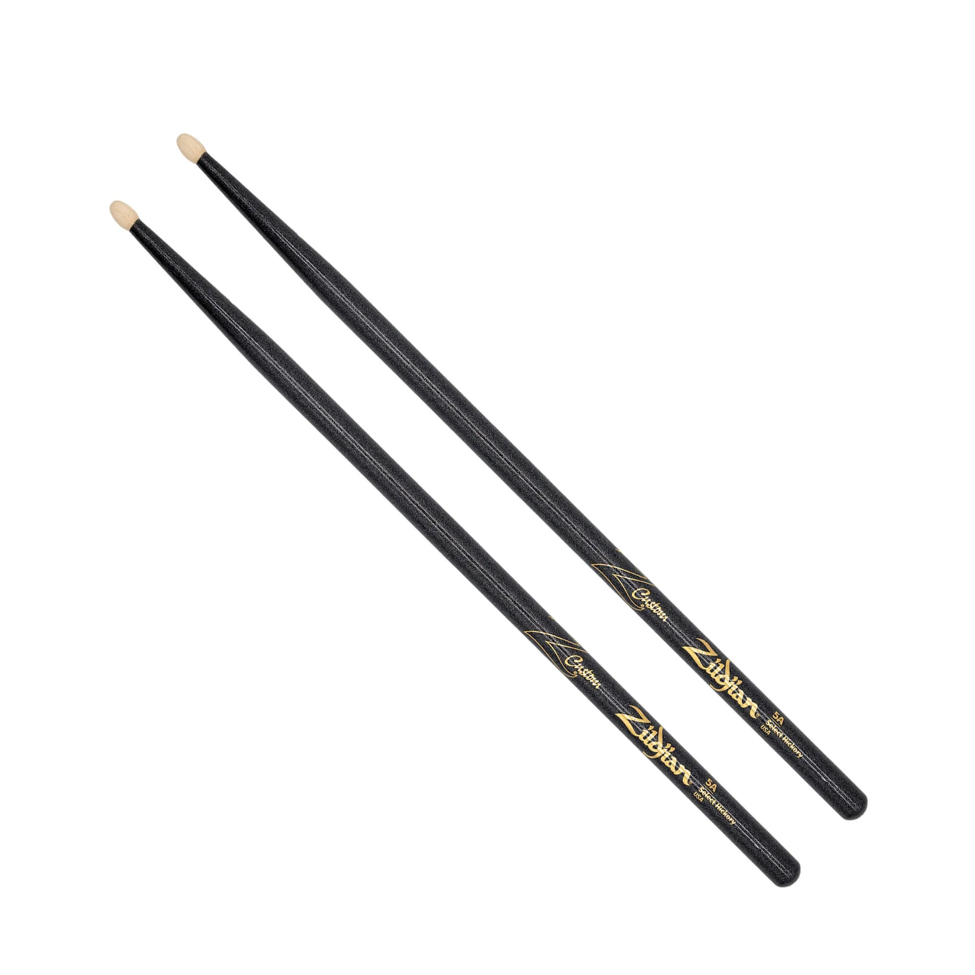 Imagem de Baquetas Zildjian 5A Preto Z5ACB-ZC