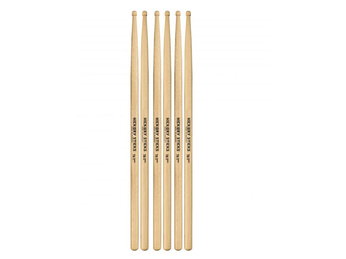 Imagem de Conjunto de Baquetas Meinl 7A Barrel Tip HS105-3