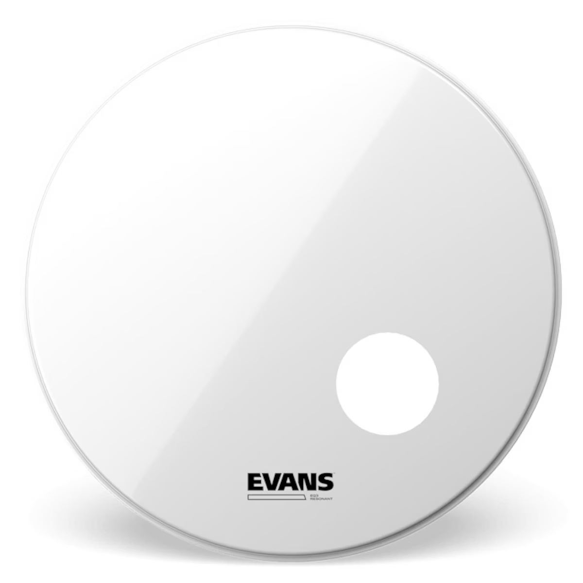 Imagem de Pele Evans 22" EQ3 Reso White Uncoated Bass Drum BD22RSW