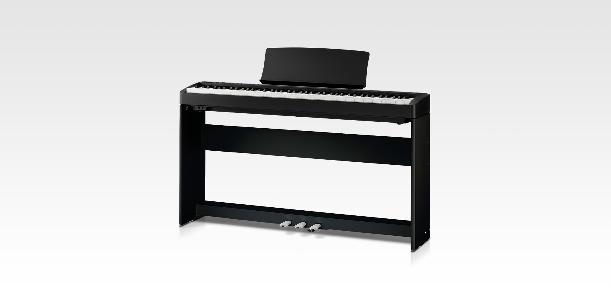 Imagem de Conjunto Kawai ES-120 B + Pernas Kawai HML-2 B + Pedais Kawai F-351 B