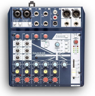 Imagem de Mesa Soundcraft Notepad-8FX