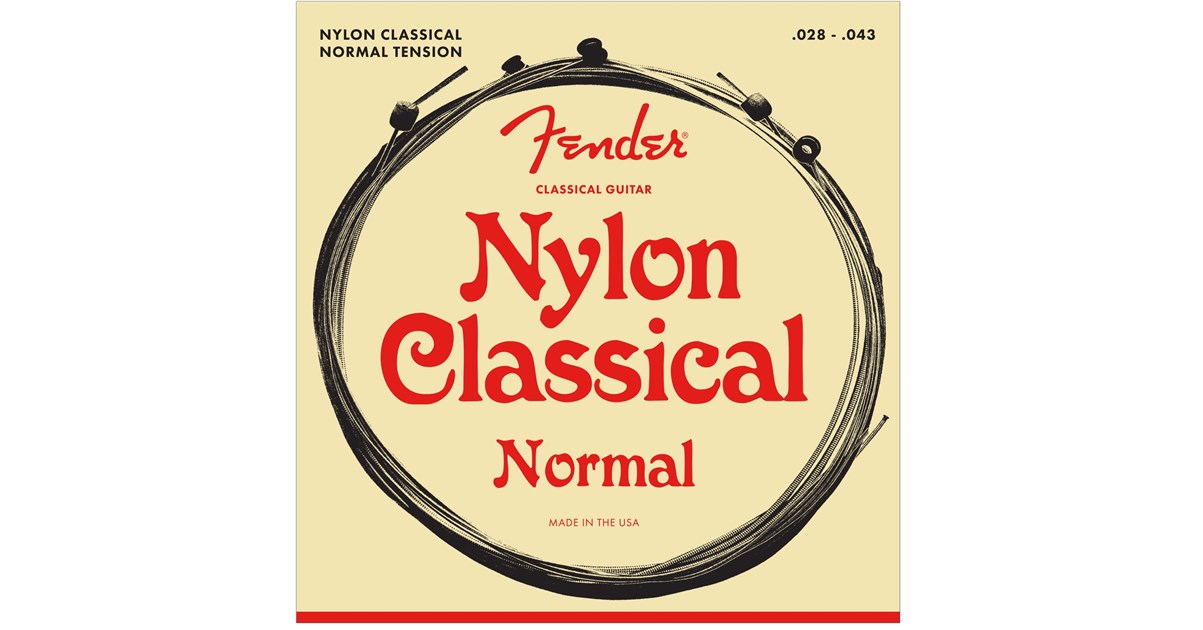Imagem de Jogo Cordas para Guitarra Clássica Fender Nylon Classical Ball End 0730130400