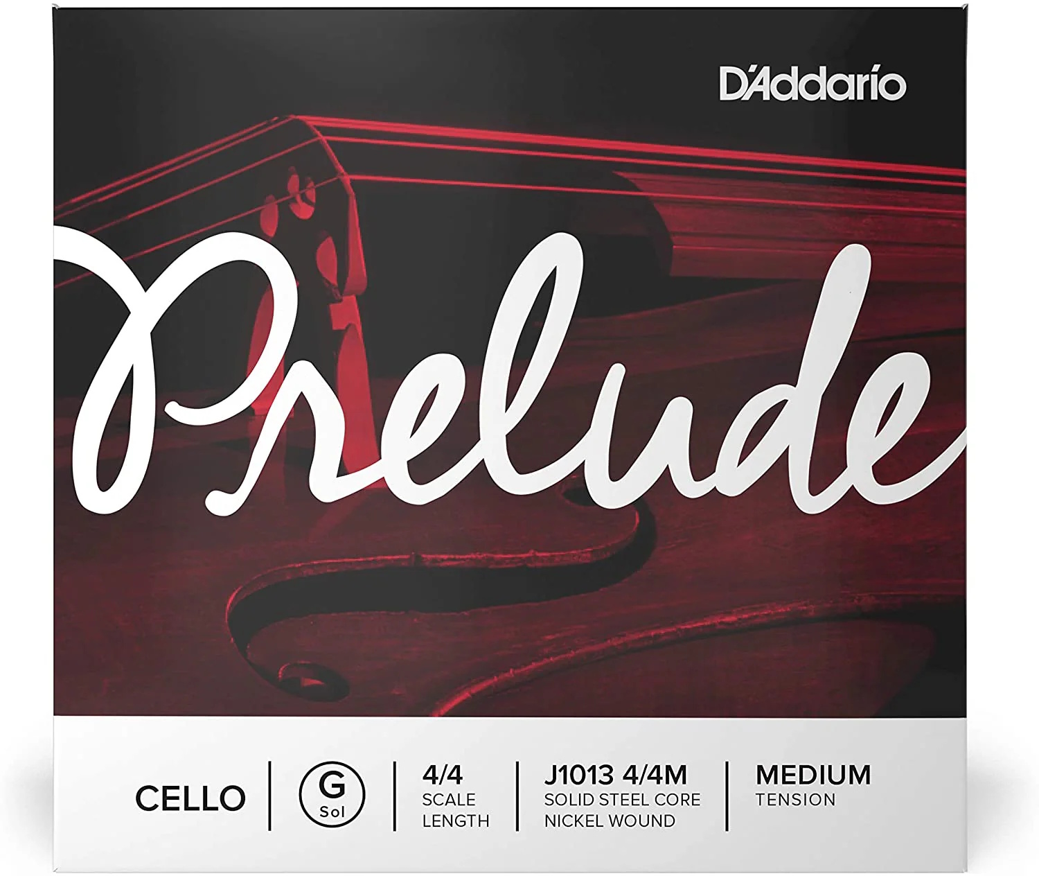 Imagem de Corda Individual para Violoncelo D'Addario Prelude G (Sol) J10134/4M