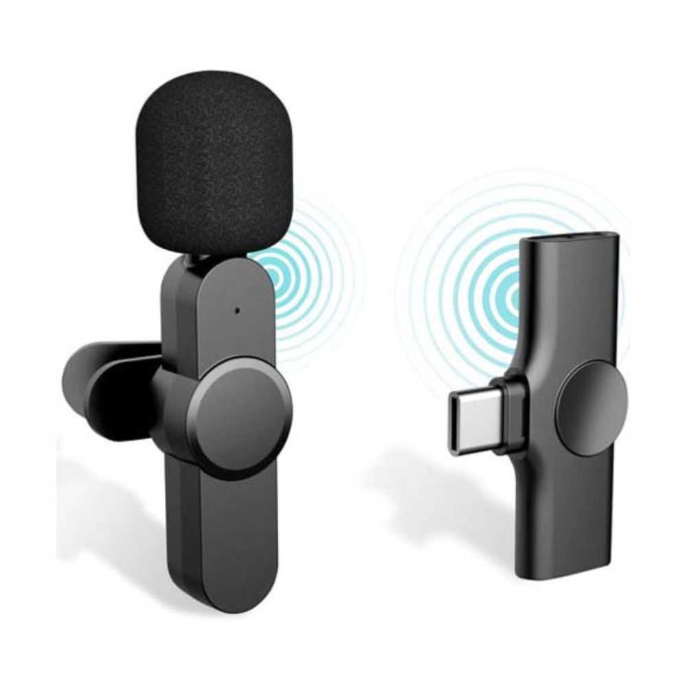 Imagem de Conjunto Microfones Lapela s/ Fios K9 USB-C