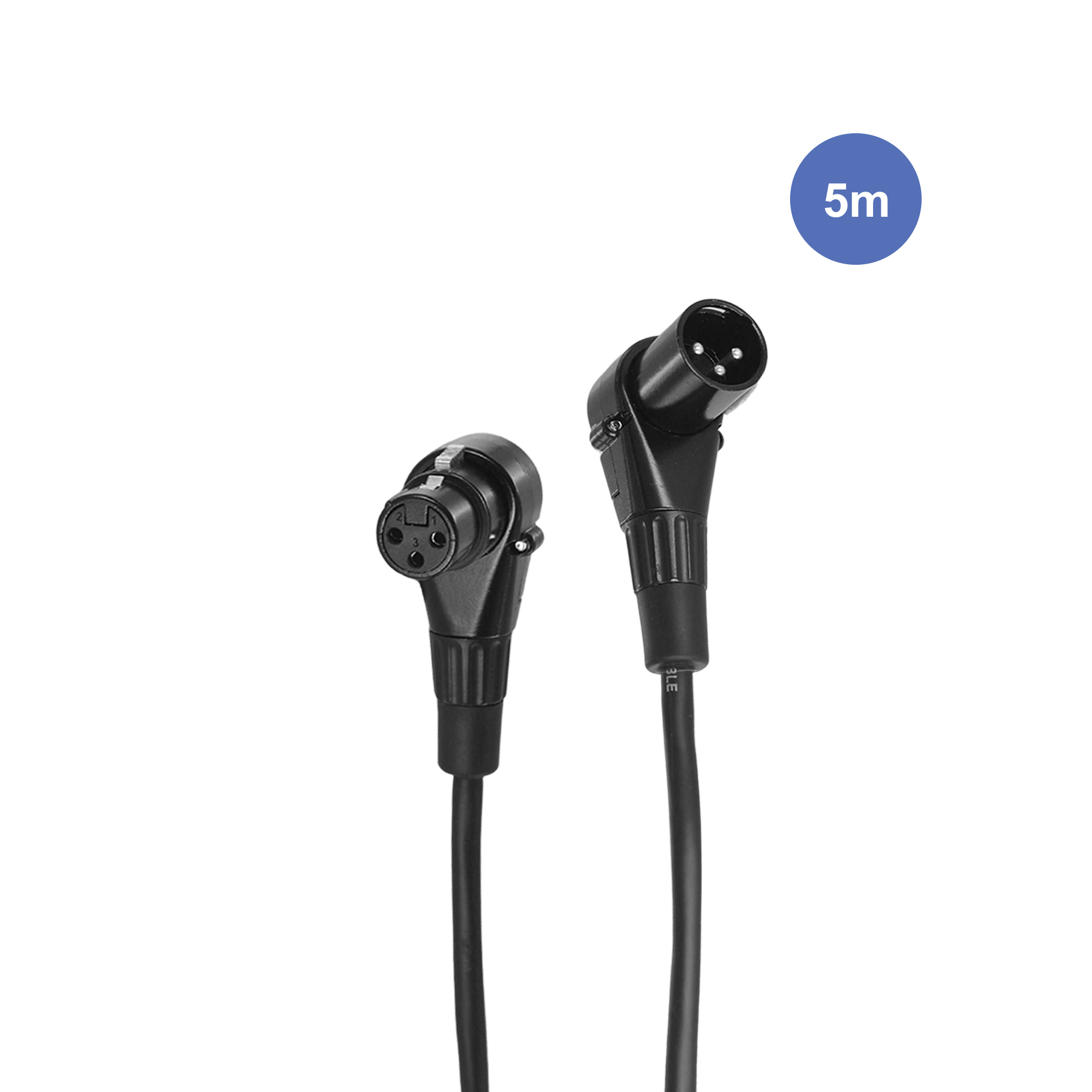 Imagem de Cabo XLR Power Studio AUDIOCAB 4049 Angulado 5mt. 