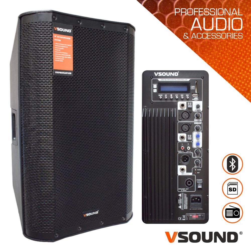 Imagem de Coluna Amplificada 12" VSOUND PRO Series VSSPRO12APUSB