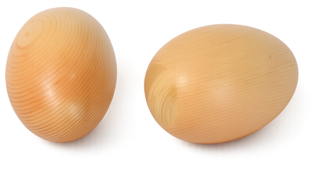 Imagem de Maracas Ovo de Madeira Ritmo M016-01 7,5cm