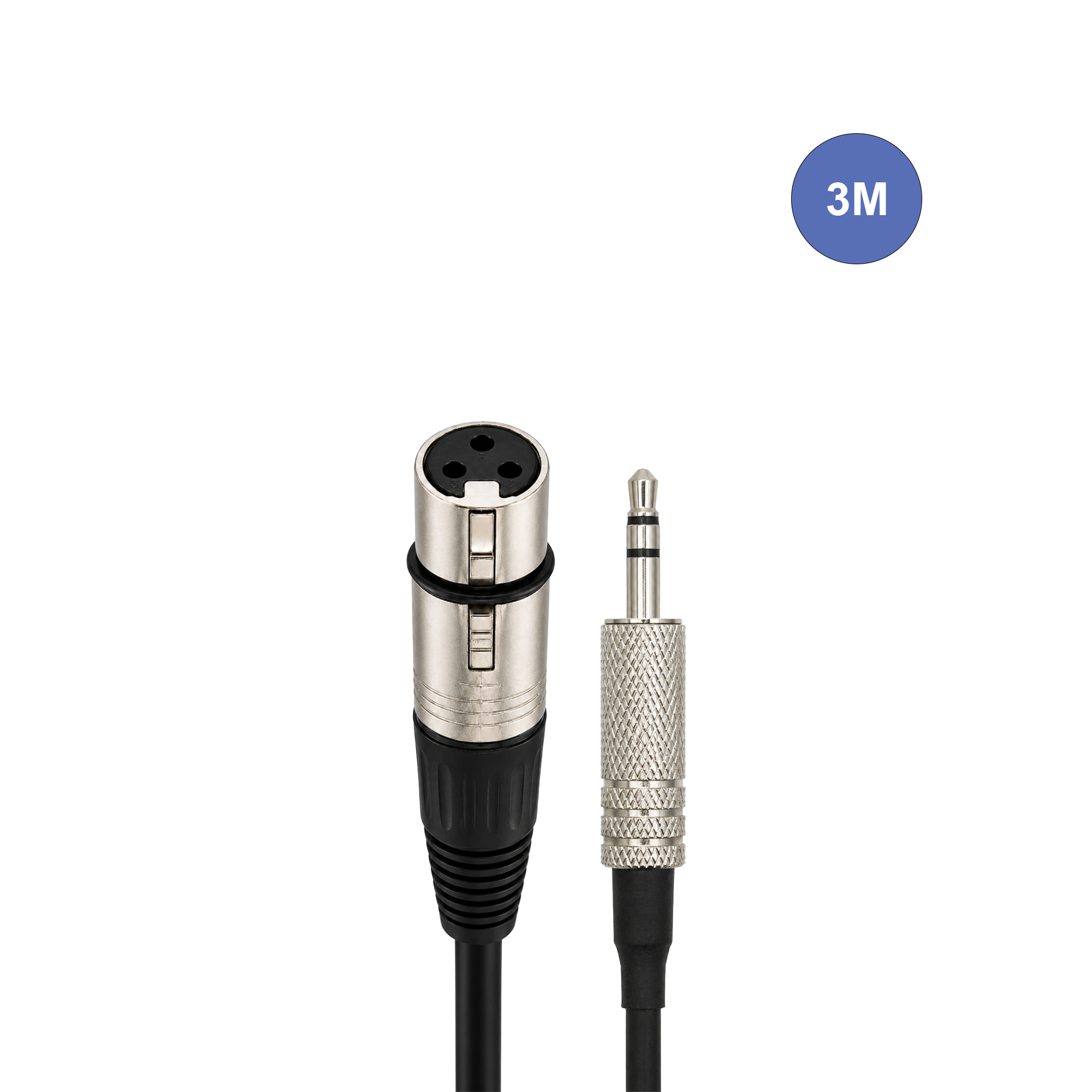 Imagem de Cabo Jack 3,5mm Macho Stereo/XLR Fêmea Power Acoustics CAB2061-3M 3mt.