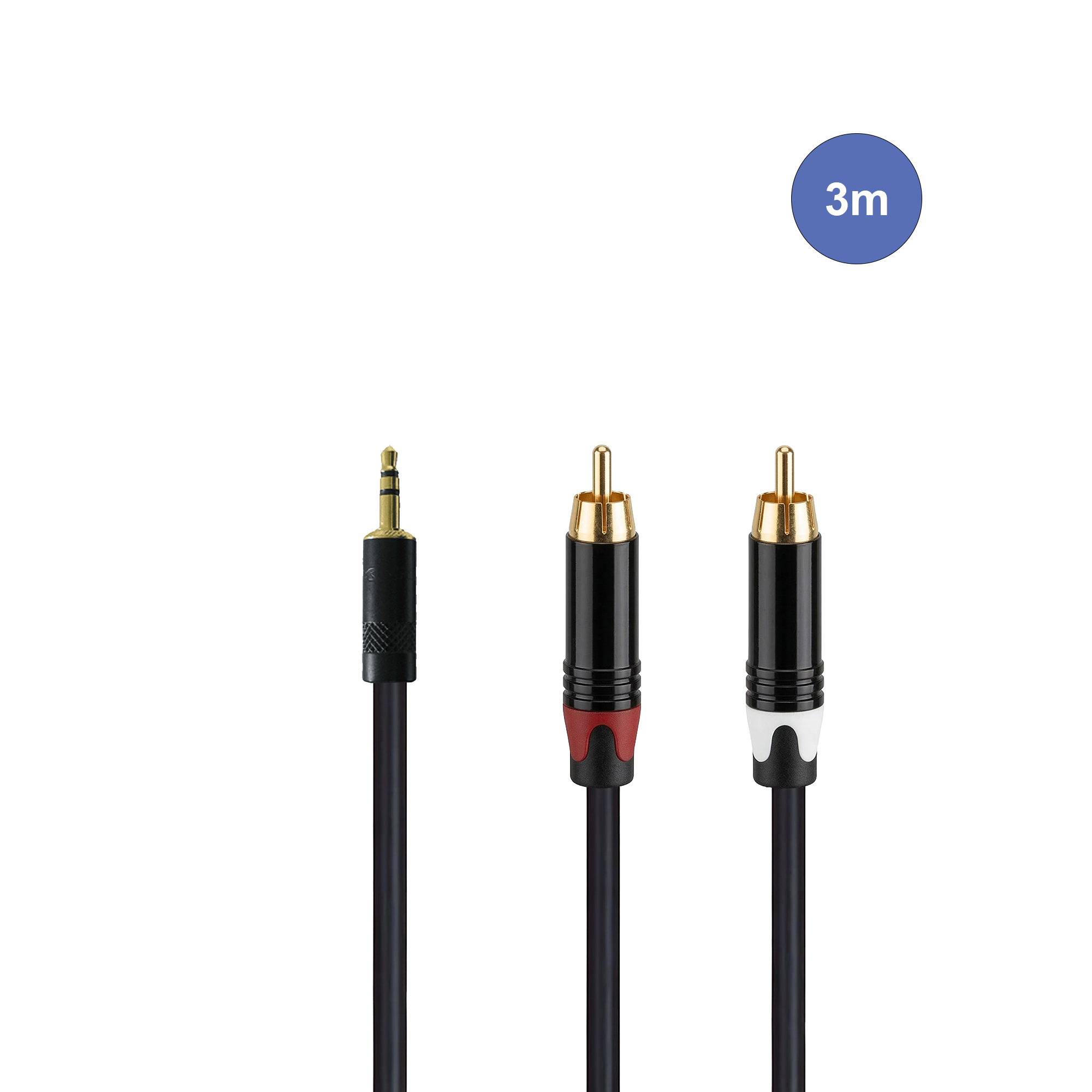 Imagem de Cabo 2x RCA/Jack 3,5mm Stereo Power Studio 1010-Audiocab-4019/3M