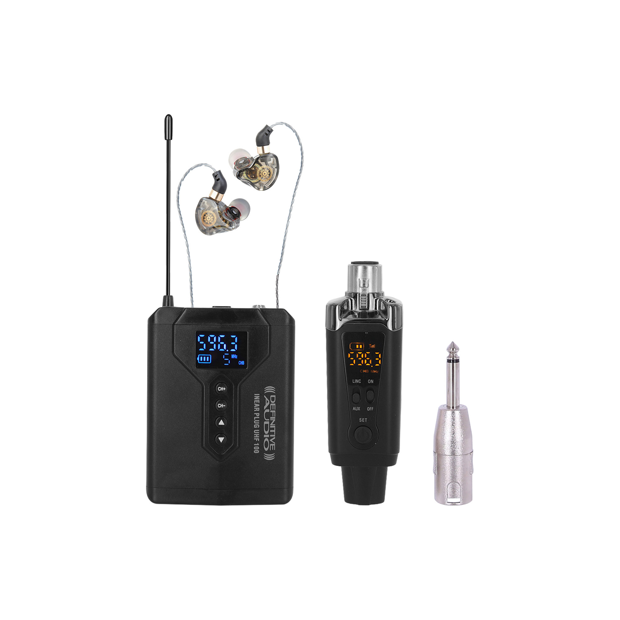 Imagem de Sistema In-Ear Definitive Audio INEAR PLUG UHF 100